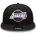 czarna-plaska-czapka-snapback-9fifty-print-infill-los-angeles-lakers-nba-od-new-era
