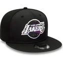czarna-plaska-czapka-snapback-9fifty-print-infill-los-angeles-lakers-nba-od-new-era