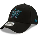 cap-islenkta-black-adjustable-strap-9forty-the-league-miami-marlins-mlb-new-era