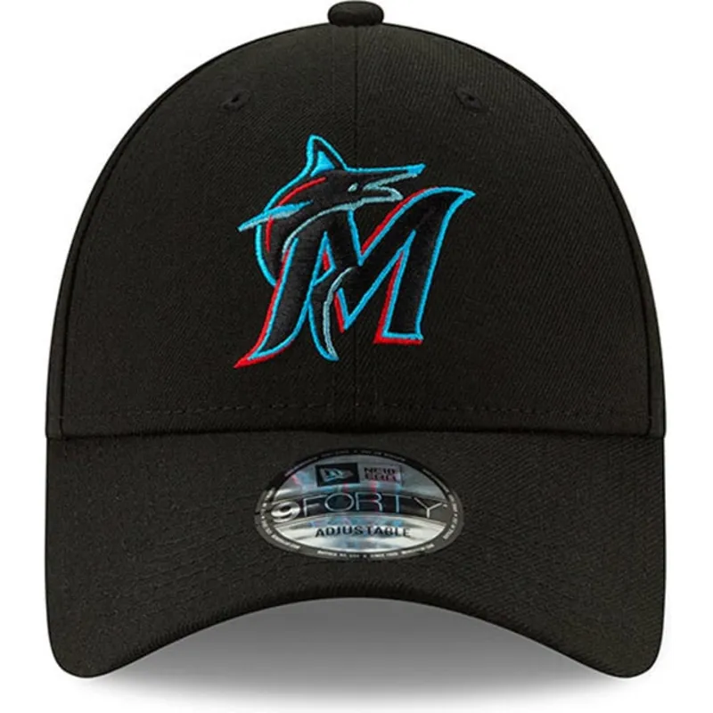 cap-islenkta-black-adjustable-strap-9forty-the-league-miami-marlins-mlb-new-era