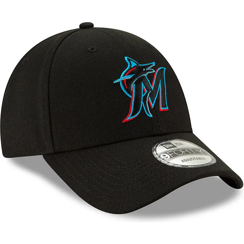 cap-islenkta-black-adjustable-strap-9forty-the-league-miami-marlins-mlb-new-era