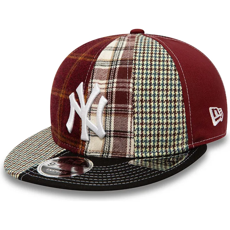 kepure-plokscia-raudona-reguliuojamas-9fifty-patch-panel-new-york-yankees-mlb-new-era