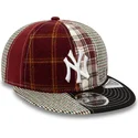 kepure-plokscia-raudona-reguliuojamas-9fifty-patch-panel-new-york-yankees-mlb-new-era