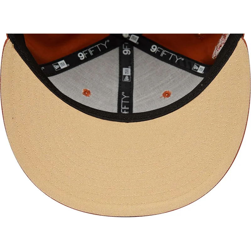 kepure-plokscia-ruda-snapback-9fifty-side-patch-detroit-tigers-mlb-new-era