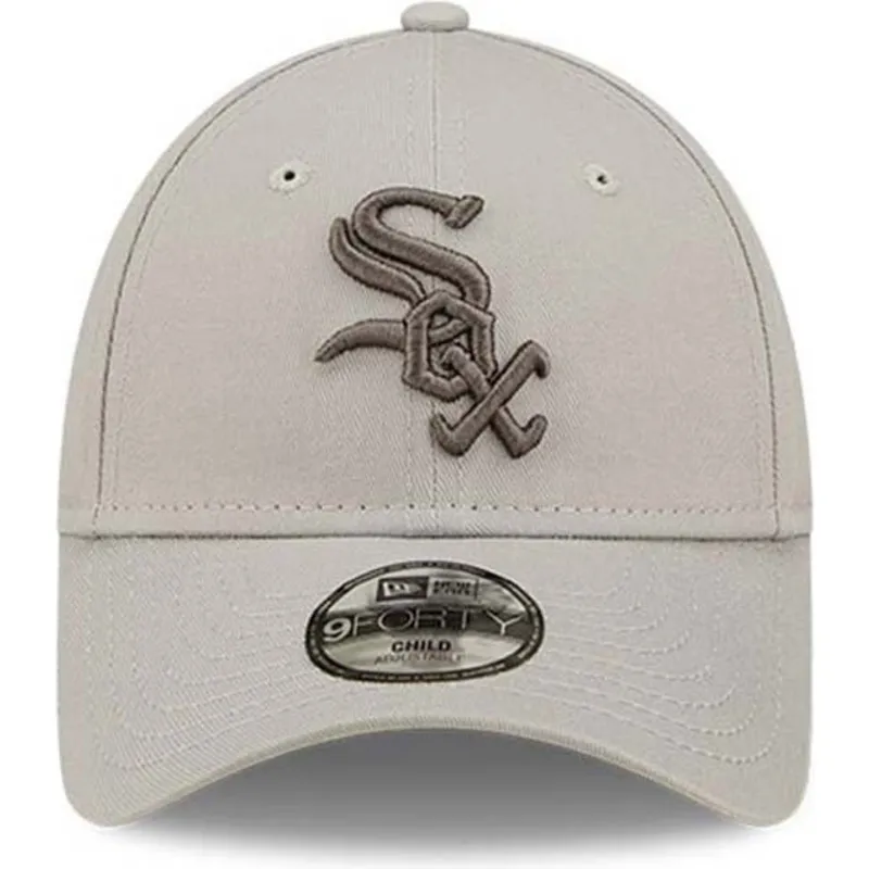 cap-islenkta-beige-adjustable-strap-vaikams-9forty-league-essential-chicago-white-sox-mlb-new-era cap-islenkta-beige-adjustable-strap-vaikams-9forty-league-essential-chicago-white-sox-mlb-new-era