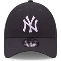 kepure-islenkta-tamsiai-melyna-reguliuojamas-9forty-repreve-new-york-yankees-mlb-new-era