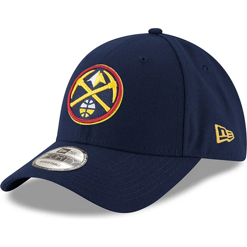 kepure-islenkta-tamsiai-melyna-reguliuojama-juostele-9forty-the-league-denver-nuggets-nba-new-era