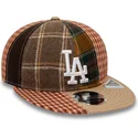 brazowa-regulowana-czapka-z-daszkiem-typu-9fifty-patch-panel-los-angeles-dodgers-mlb-od-new-era