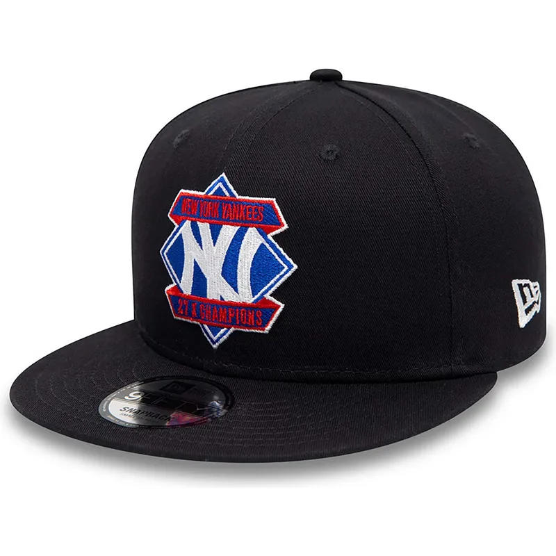 kepure-plokscia-tamsiai-melyna-snapback-9fifty-diamond-patch-new-york-yankees-mlb-new-era