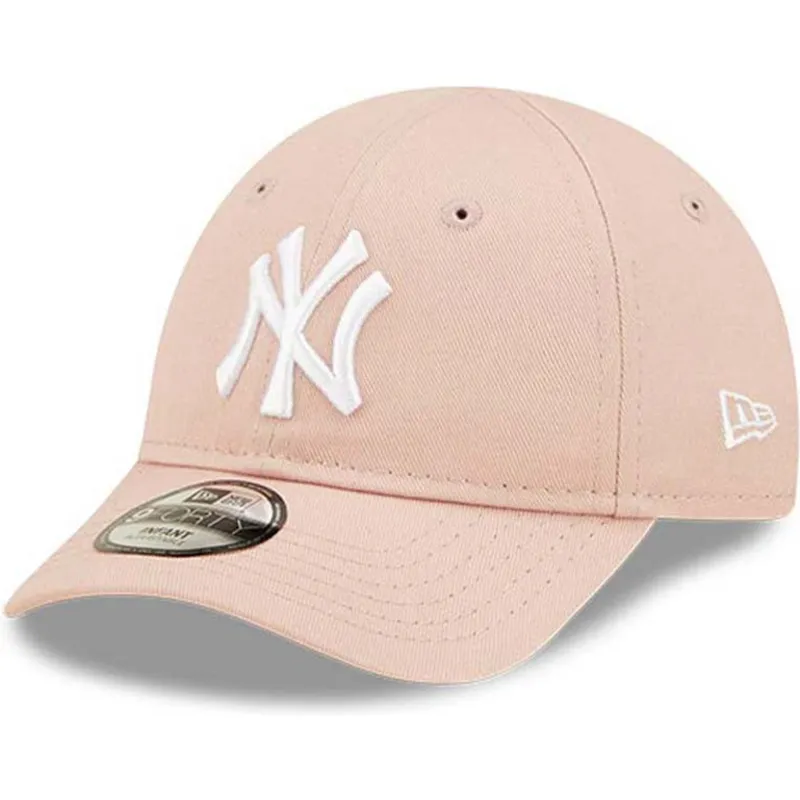 kepure-islenkta-rozine-reguliuojamas-vaikams-9forty-league-essential-new-york-yankees-mlb-new-era