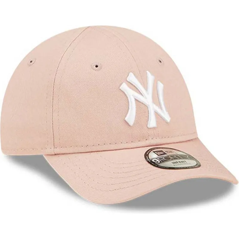 kepure-islenkta-rozine-reguliuojamas-vaikams-9forty-league-essential-new-york-yankees-mlb-new-era