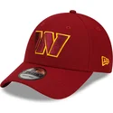kepure-islenkta-raudona-reguliuojamas-9forty-the-league-washington-commanders-nfl-new-era