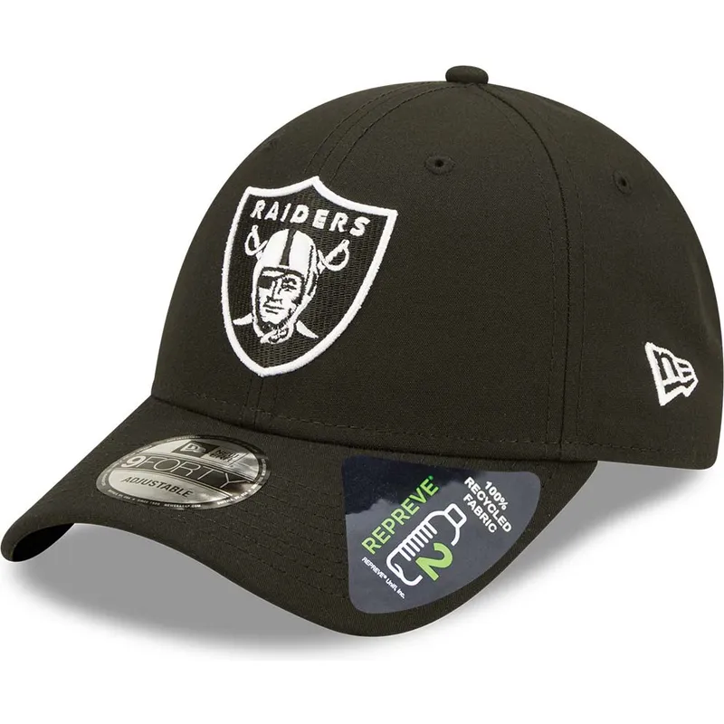 kepure-islenkta-juoda-snapback-9forty-repreve-las-vegas-raiders-nfl-new-era
