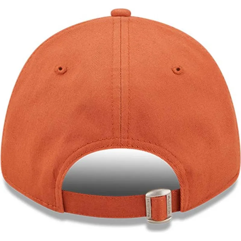kepure-islenkta-oranzine-reguliuojamas-9forty-league-essential-new-york-yankees-mlb-new-era