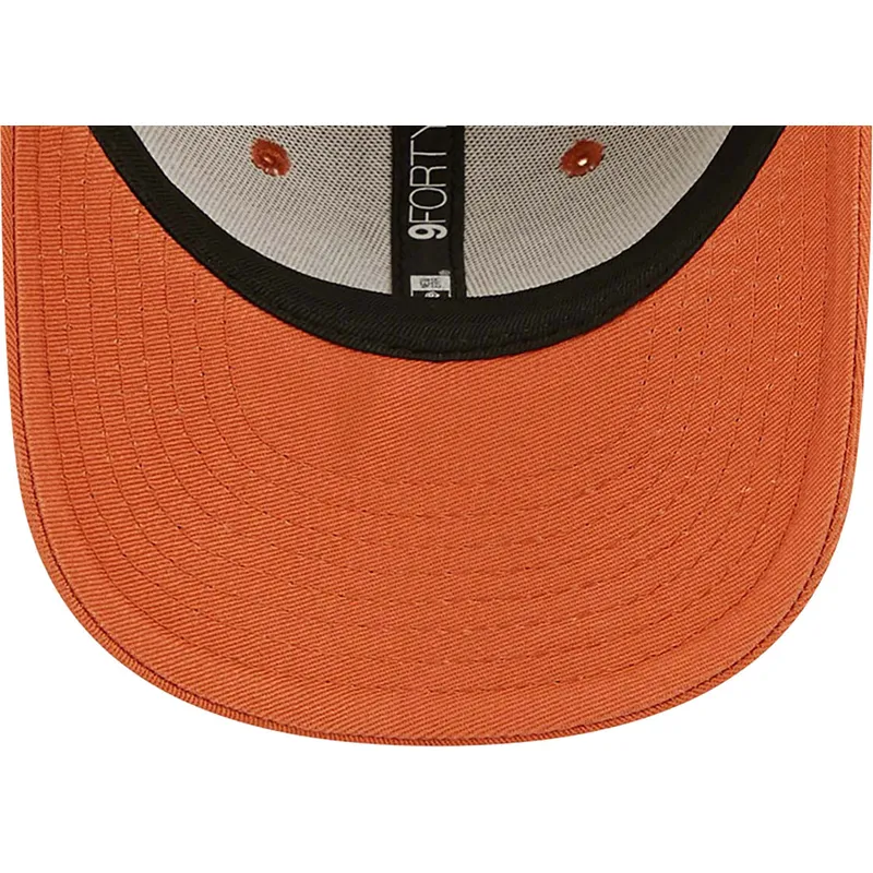 cap-islenkta-orange-adjustable-strap-vaikams-9forty-league-essential-new-york-yankees-mlb-new-era