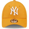 regulowana-pomaranczowa-czapka-z-zakrzywionym-daszkiem-dla-dzieci-9forty-league-essential-new-york-yankees-mlb-od-new-era