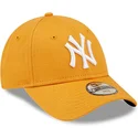 regulowana-pomaranczowa-czapka-z-zakrzywionym-daszkiem-dla-dzieci-9forty-league-essential-new-york-yankees-mlb-od-new-era