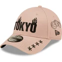 kepure-islenkta-rozine-reguliuojamas-tokyo-9forty-graphic-new-era