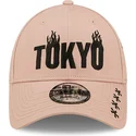 kepure-islenkta-rozine-reguliuojamas-tokyo-9forty-graphic-new-era