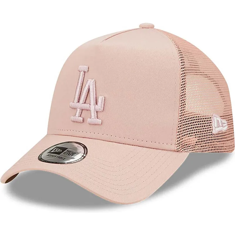 kepure-islenkta-rozine-snapback-a-frame-tonal-mesh-los-angeles-dodgers-mlb-new-era