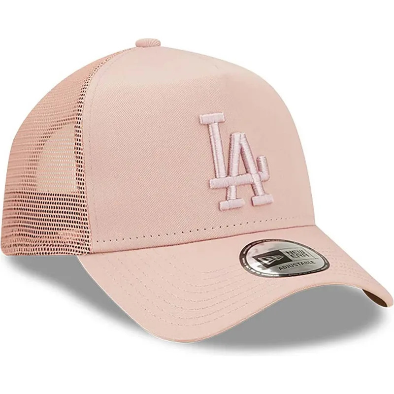 kepure-islenkta-rozine-snapback-a-frame-tonal-mesh-los-angeles-dodgers-mlb-new-era