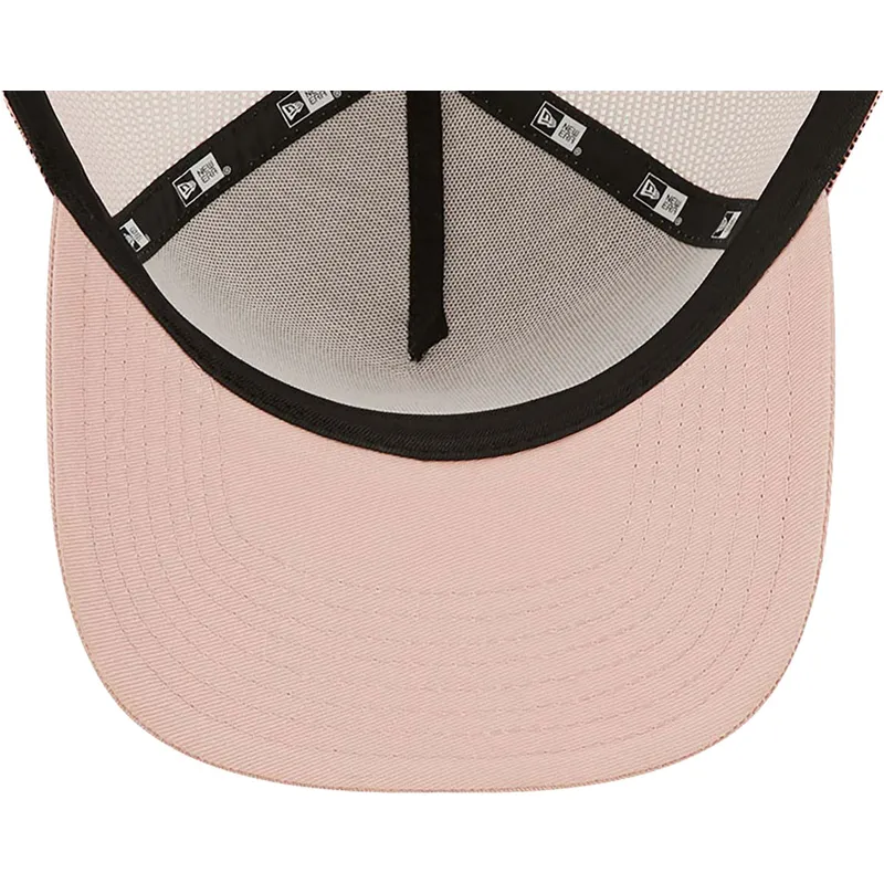 kepure-islenkta-rozine-snapback-a-frame-tonal-mesh-los-angeles-dodgers-mlb-new-era