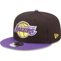 czarna-i-fioletowa-czapka-z-daszkiem-snapback-9fifty-team-patch-los-angeles-lakers-nba-od-new-era