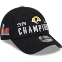 cap-islenkta-black-adjustable-strap-9forty-super-bowl-champions-lvi-2022-los-angeles-rams-nfl-new-era