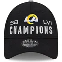 cap-islenkta-black-adjustable-strap-9forty-super-bowl-champions-lvi-2022-los-angeles-rams-nfl-new-era