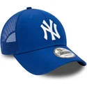 kepure-islenkta-melyna-reguliuojamas-9forty-home-field-new-york-yankees-mlb-new-era