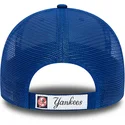 kepure-islenkta-melyna-reguliuojamas-9forty-home-field-new-york-yankees-mlb-new-era