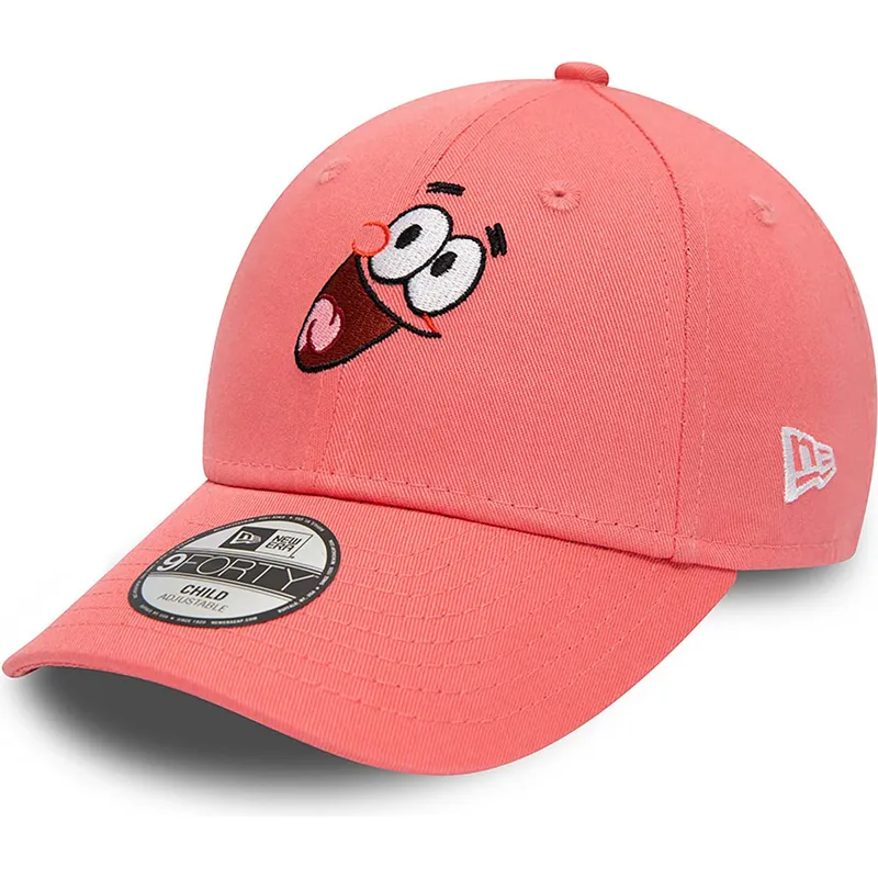 cap-islenkta-pink-adjustable-strap-vaikams-9forty-patricio-estrella-bob-esponja-new-era