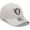 szara-zakrzywiona-czapka-regulowana-9forty-repreve-las-vegas-raiders-nfl-od-new-era