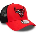 kepure-islenkta-raudona-snapback-a-frame-camo-infill-chicago-bulls-nba-new-era