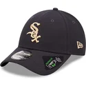 kepure-islenkta-tamsiai-melyna-reguliuojamas-9forty-repreve-chicago-white-sox-mlb-new-era