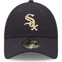 kepure-islenkta-tamsiai-melyna-reguliuojamas-9forty-repreve-chicago-white-sox-mlb-new-era