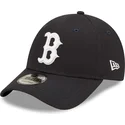 kepure-islenkta-tamsiai-melyna-reguliuojamas-9forty-league-essential-boston-red-sox-mlb-new-era