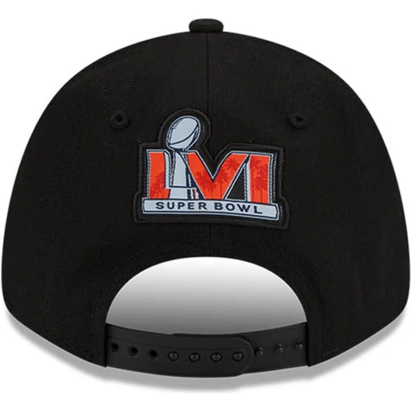 kepure-islenkta-juoda-snapback-9forty-parade-super-bowl-champions-lvi-2022-los-angeles-rams-nfl-new-era