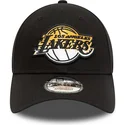 kepure-islenkta-juoda-reguliuojamas-9forty-gradient-infill-los-angeles-lakers-nba-new-era