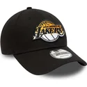 kepure-islenkta-juoda-reguliuojamas-9forty-gradient-infill-los-angeles-lakers-nba-new-era