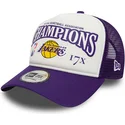 kepure-islenkta-violetine-snapback-a-frame-league-champions-los-angeles-lakers-nba-new-era
