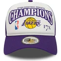 kepure-islenkta-violetine-snapback-a-frame-league-champions-los-angeles-lakers-nba-new-era