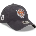 kepure-islenkta-tamsiai-melyna-reguliuojamas-9twenty-team-patch-detroit-tigers-mlb-new-era