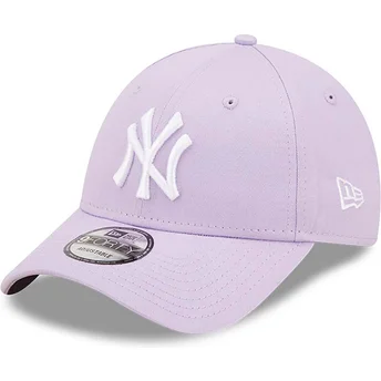 Cap išlenkta violet adjustable strap 9FORTY League Essential New York Yankees MLB New Era