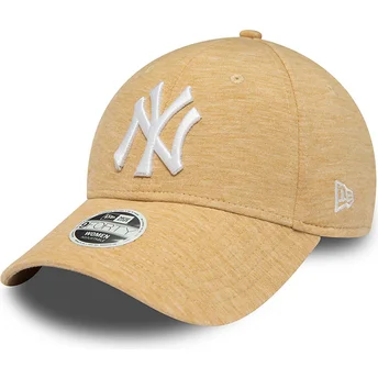 Cap išlenkta beige adjustable strap 9FORTY Jersey New York Yankees MLB New Era