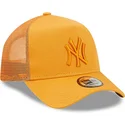 kepure-islenkta-oranzine-snapback-a-frame-tonal-mesh-new-york-yankees-mlb-new-era
