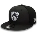 kepure-plokscia-juoda-snapback-9fifty-print-infill-brooklyn-nets-nba-new-era