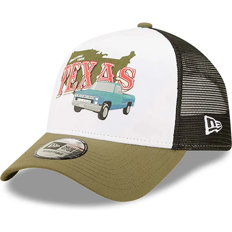 kepure-islenkta-vilkikas-zalia-snapback-texas-a-frame-us-state-wordmark-new-era