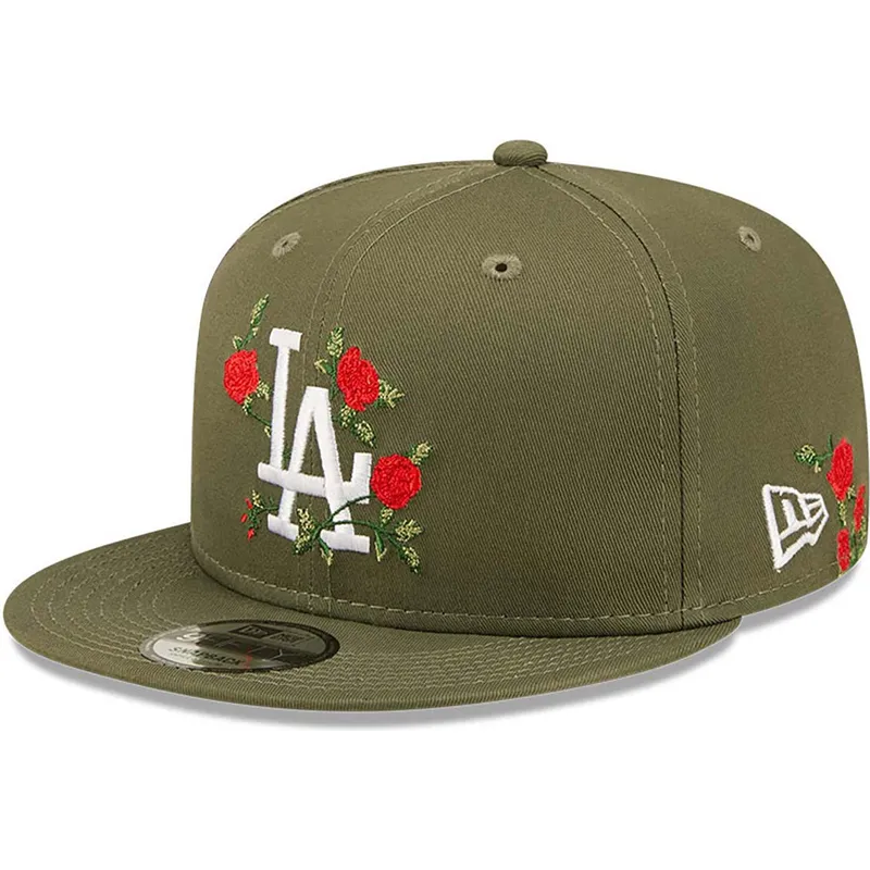 cap-plokscia-green-snapback-9fifty-flower-los-angeles-dodgers-mlb-new-era