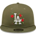 cap-plokscia-green-snapback-9fifty-flower-los-angeles-dodgers-mlb-new-era